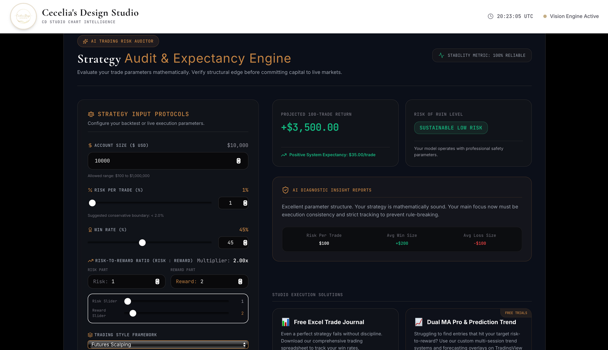 CD Studio Trade Analyzer App